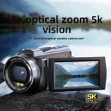 5K HD Portable Digital Camera with Touch Screen