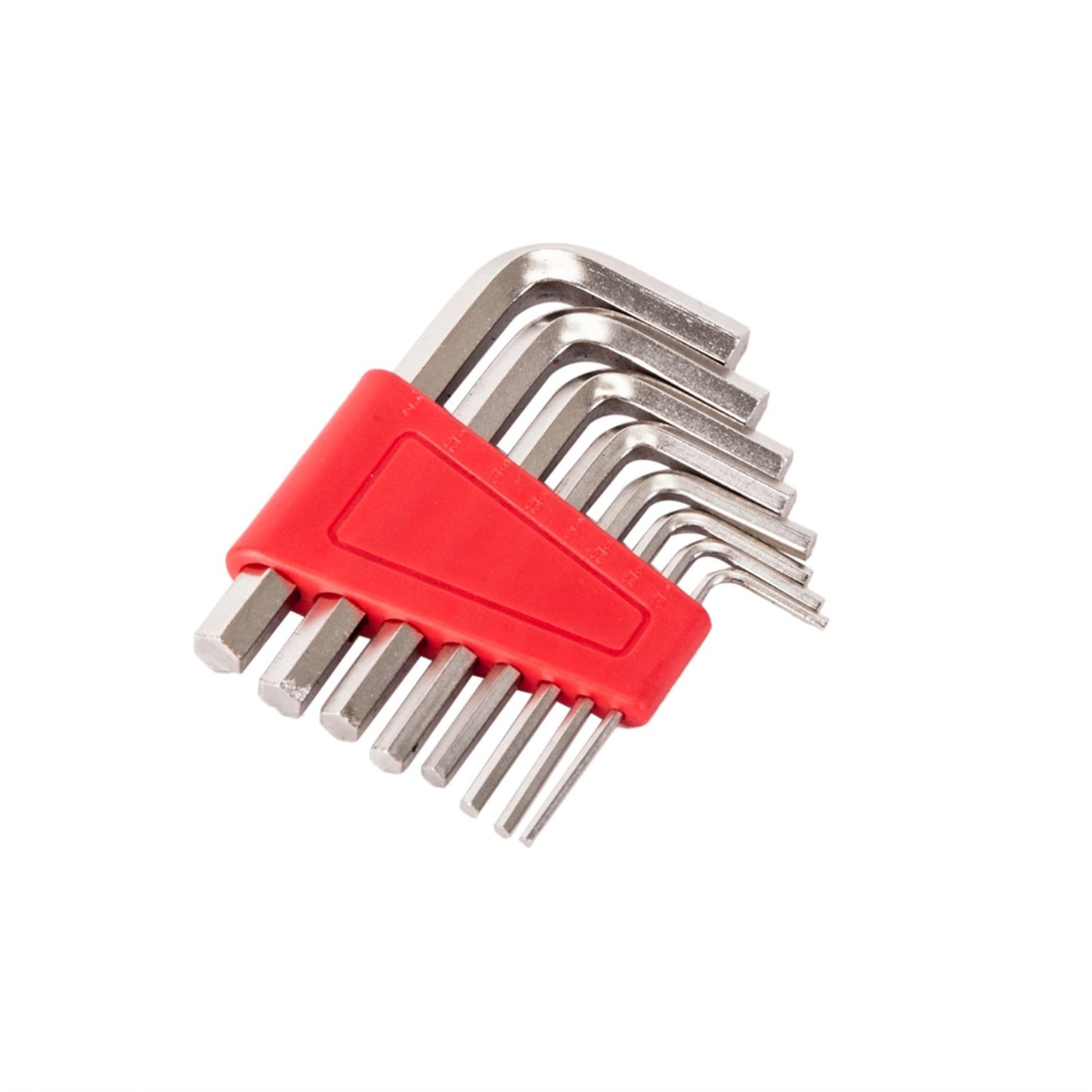 39-piece home repair tool kit in red carrying case