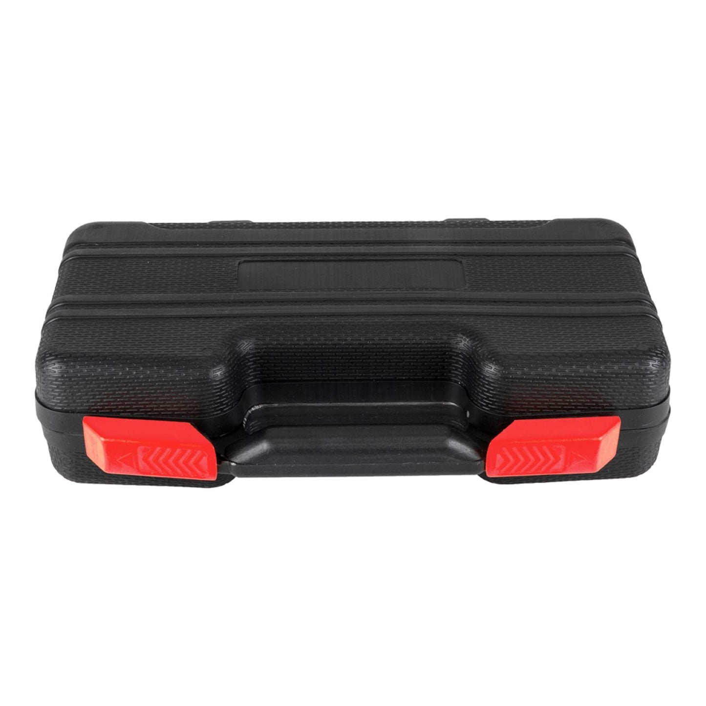 39-piece home repair tool kit in red carrying case