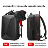 Expandable Hard Shell Laptop Backpack