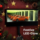 Infinitys Garage Keychain 3D Wall Mounted Mirror LED Light Display Box