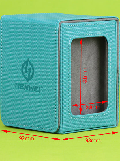 Window-opening card storage box