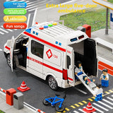 Childrens Ambulance Toy Car with Sound and Light