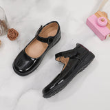 Girls Leather School Shoes