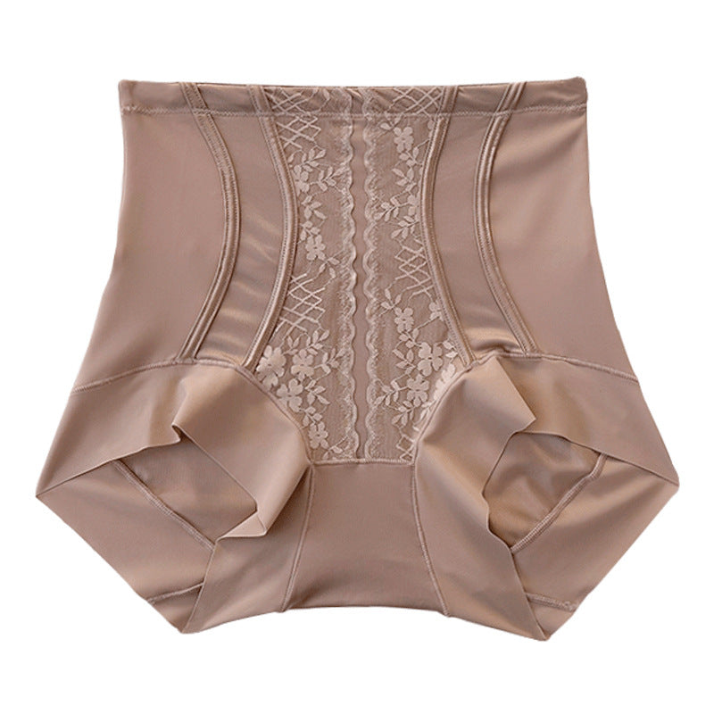 Women's high-waisted shaping lace underwear