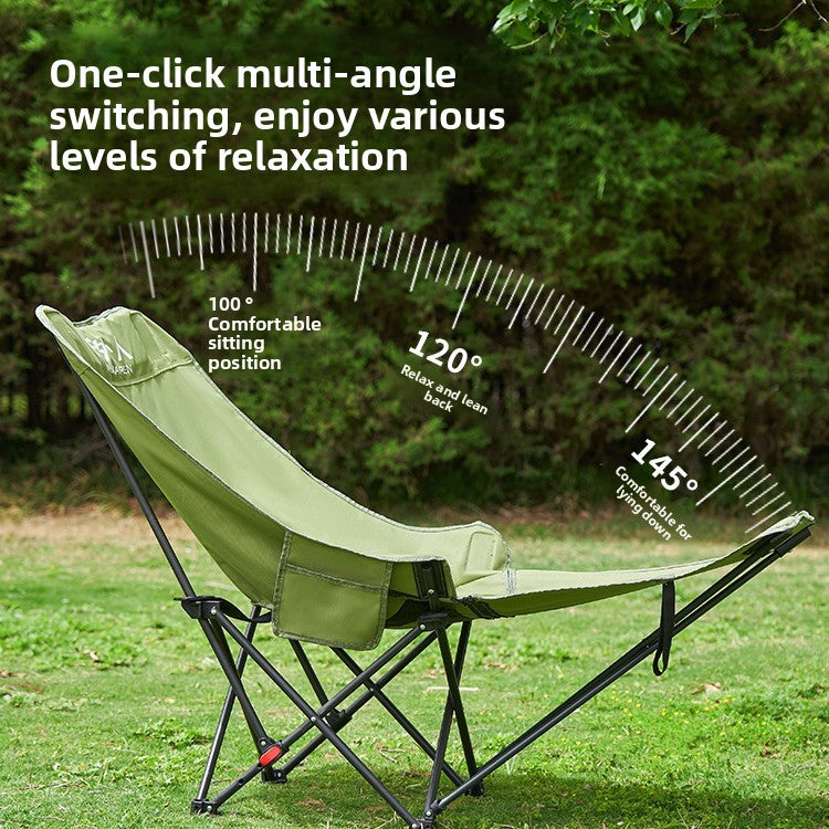 Adjustable Reclining Folding Camping Chair