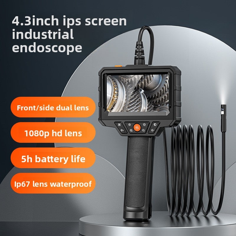 Industrial Borescope with 4.3-inch Screen for Pipes