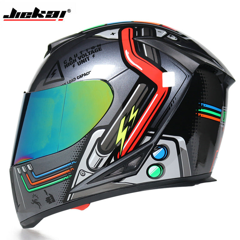 Dual Lens Motorcycle Helmet