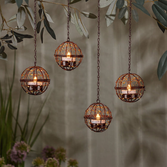 Solar Powered Iron Garden Lights Outdoor & Pond Lighting product image 1