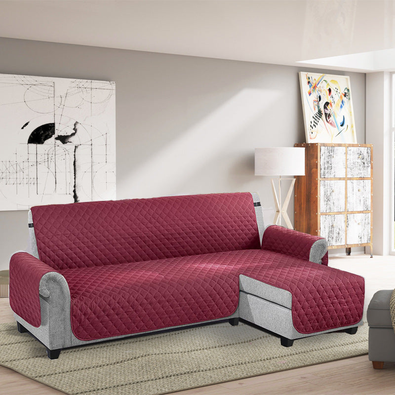 L-Shaped Sofa Slipcover Pet Protective Furniture Cover