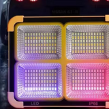Spotlights for night market lights