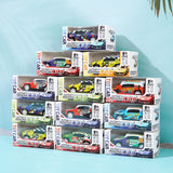 Tin Pull-Back Car Toy Boxed Tin Car Boy Kidsren's Educational Small Gift Kindergarten Whole Class Gift