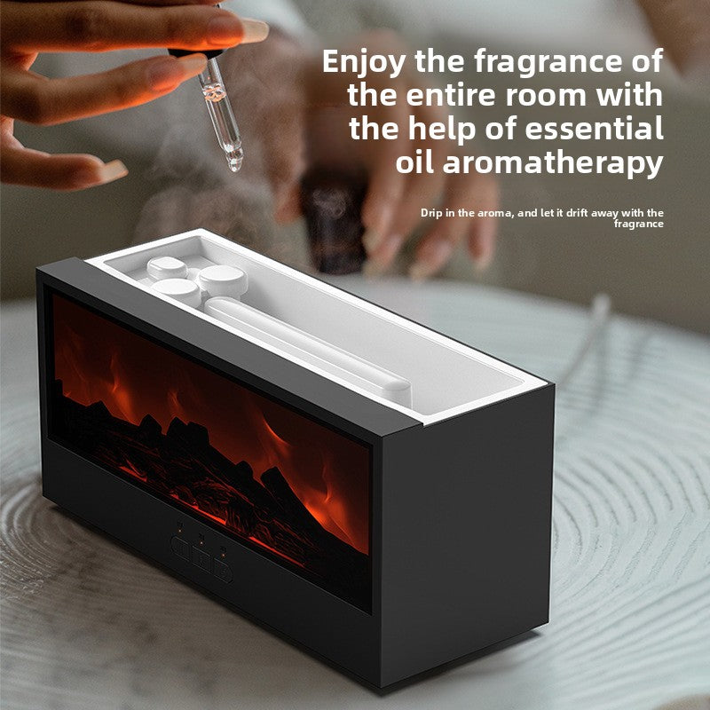 Humidifier vintage fireplace aroma diffuser