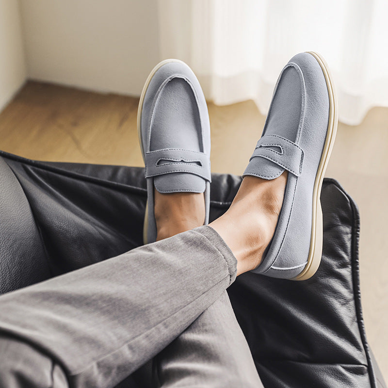Men's Lightweight Suede Slip-On Casual Loafers