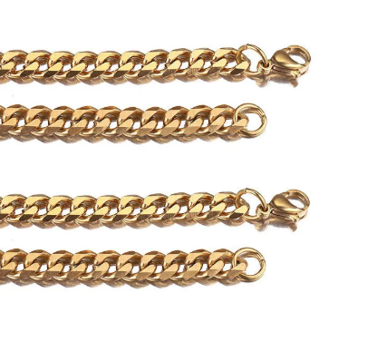 Titanium Steel Cuban Bracelet - Image 52