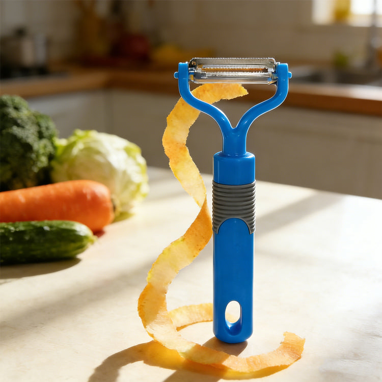 Blue multifunction vegetable peeler kitchen tool