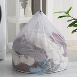Pull-string fine-mesh laundry bag