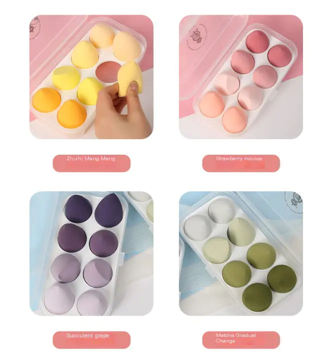 Makeup Sponge Beauty Egg Set — Soft Blending Sponges for Wet & Dry - Image 3