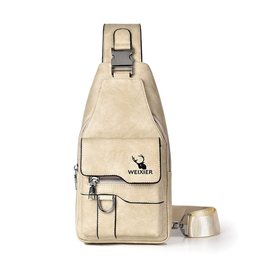 Retro Mens Waterproof Chest Bag