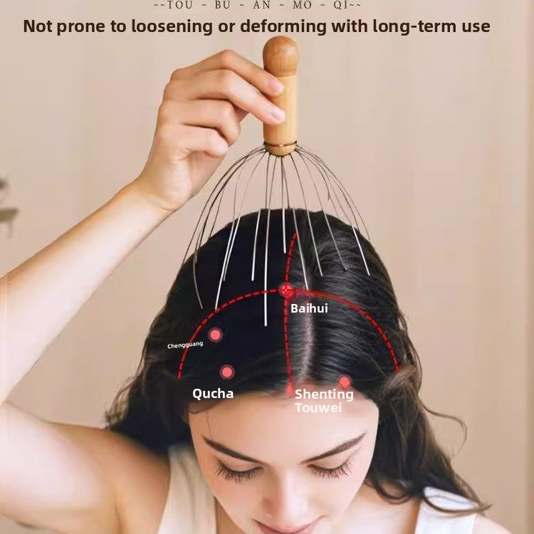 Octopus Head Massager Scalp Scratcher