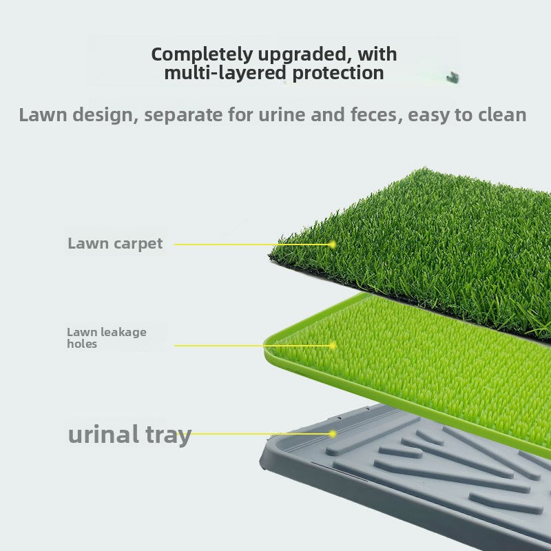Dog toilet tray