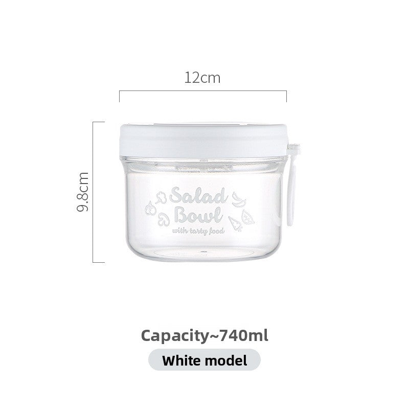 Transparent oatmeal Cup