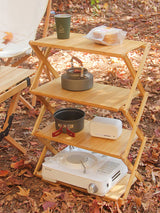 Portable Camping Folding Storage Rack