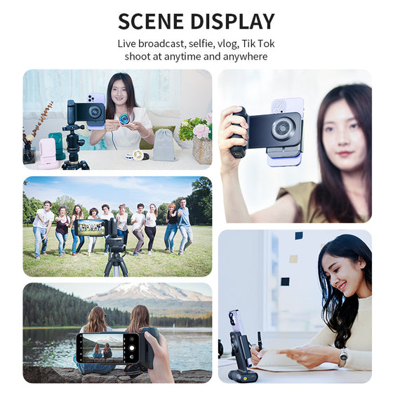 Bluetooth remote control handheld selfie anti-shake rack Action Cameras product image 3