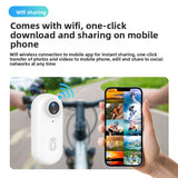 Thumb Action Camera with WiFi and Magnetic Mount