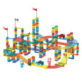 Magnetic Track Building Set with Electric Cars