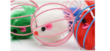 Wire cage mouse cat toy size reference