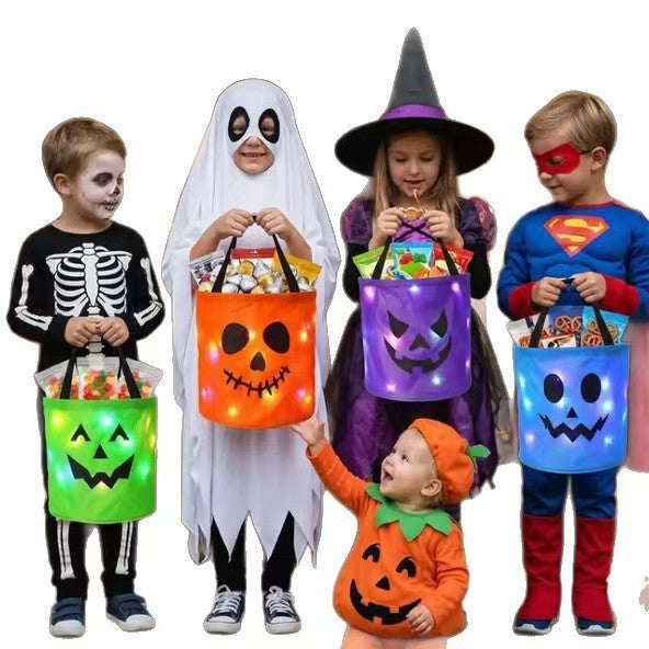 Halloween LED Glow Candy Basket