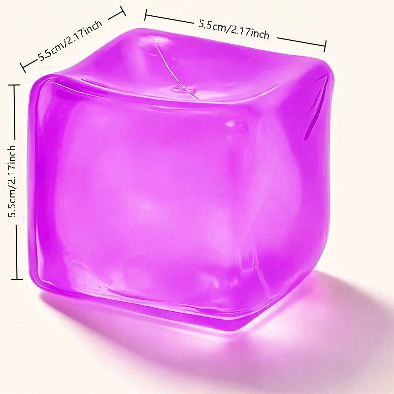 Ice cube pinch music decompression toy