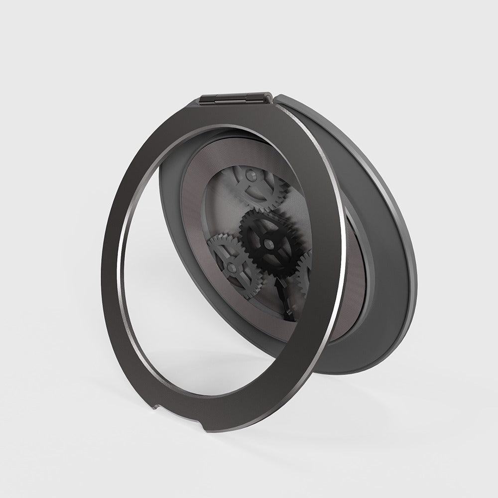 Foldable phone stand sized for a pocket or wallet
