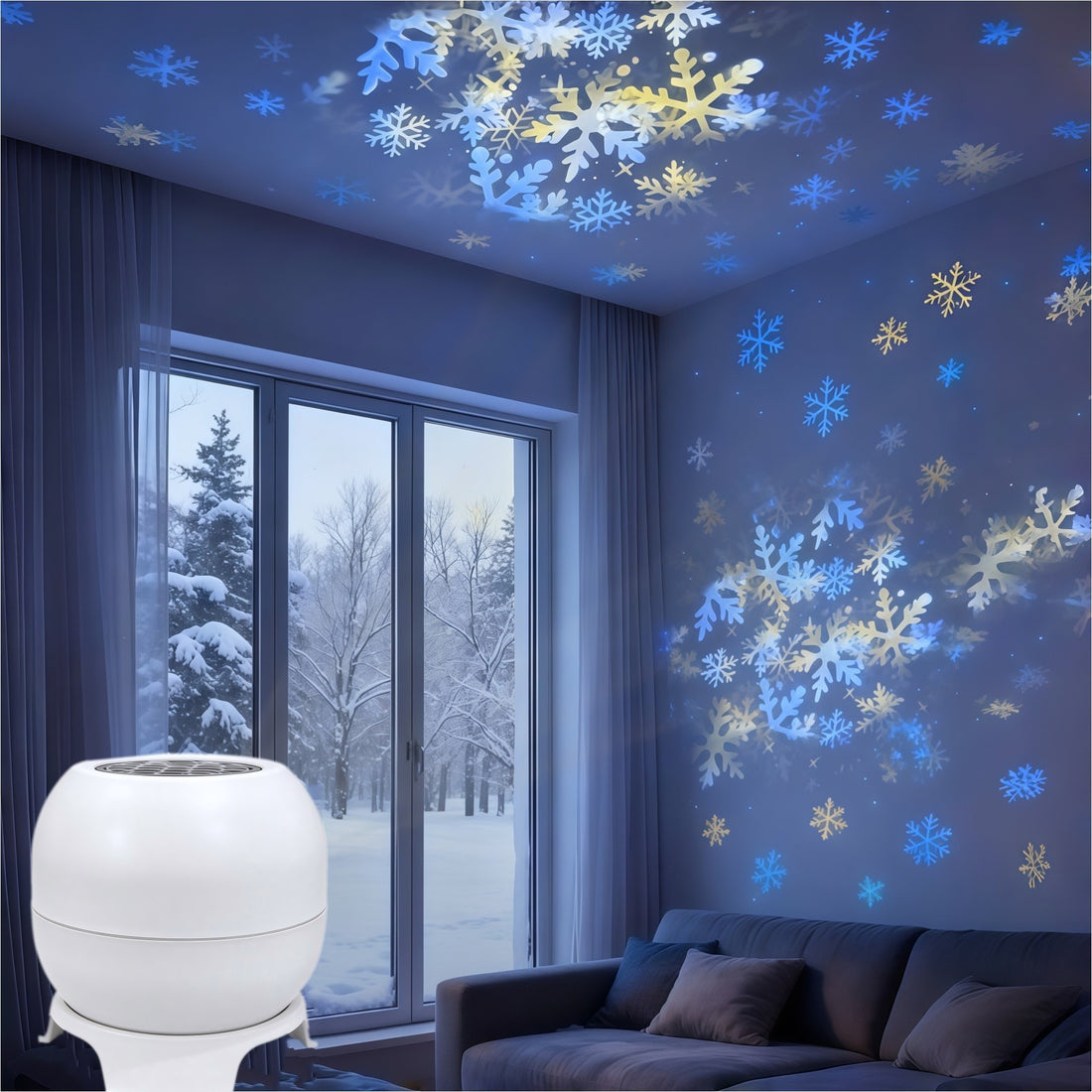 Rotating projection lamp