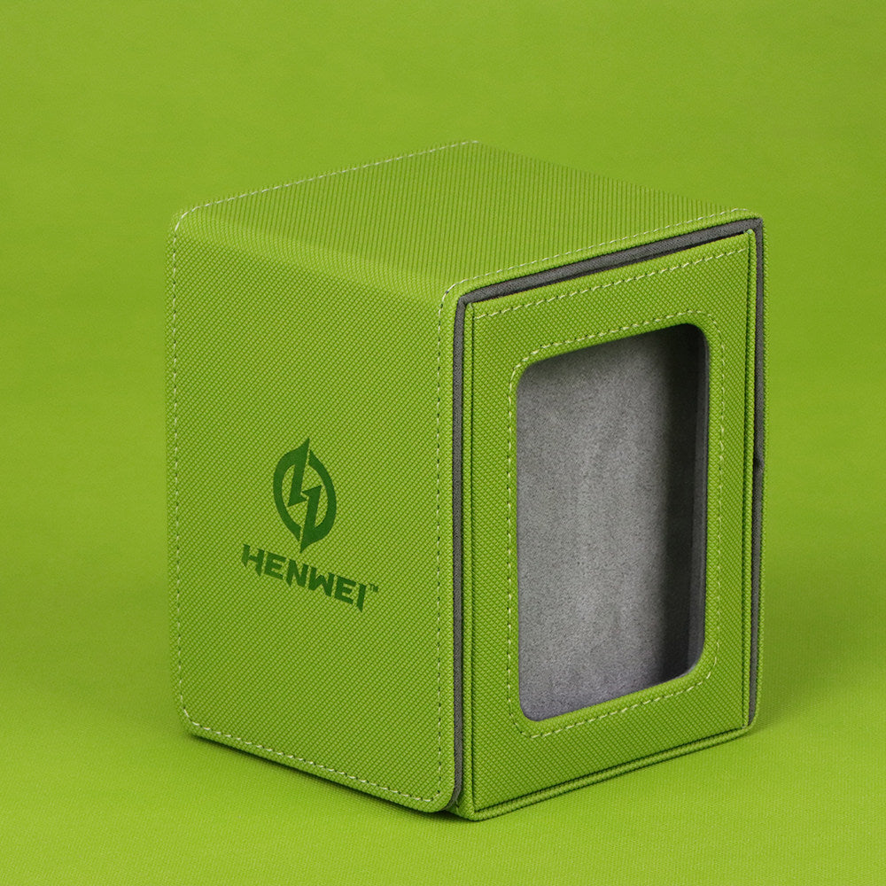 Window-opening card storage box