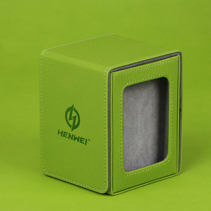 Window-opening card storage box
