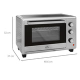 30L mini electric oven baking pizza