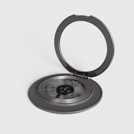 Star wheel phone stand set at viewing angle