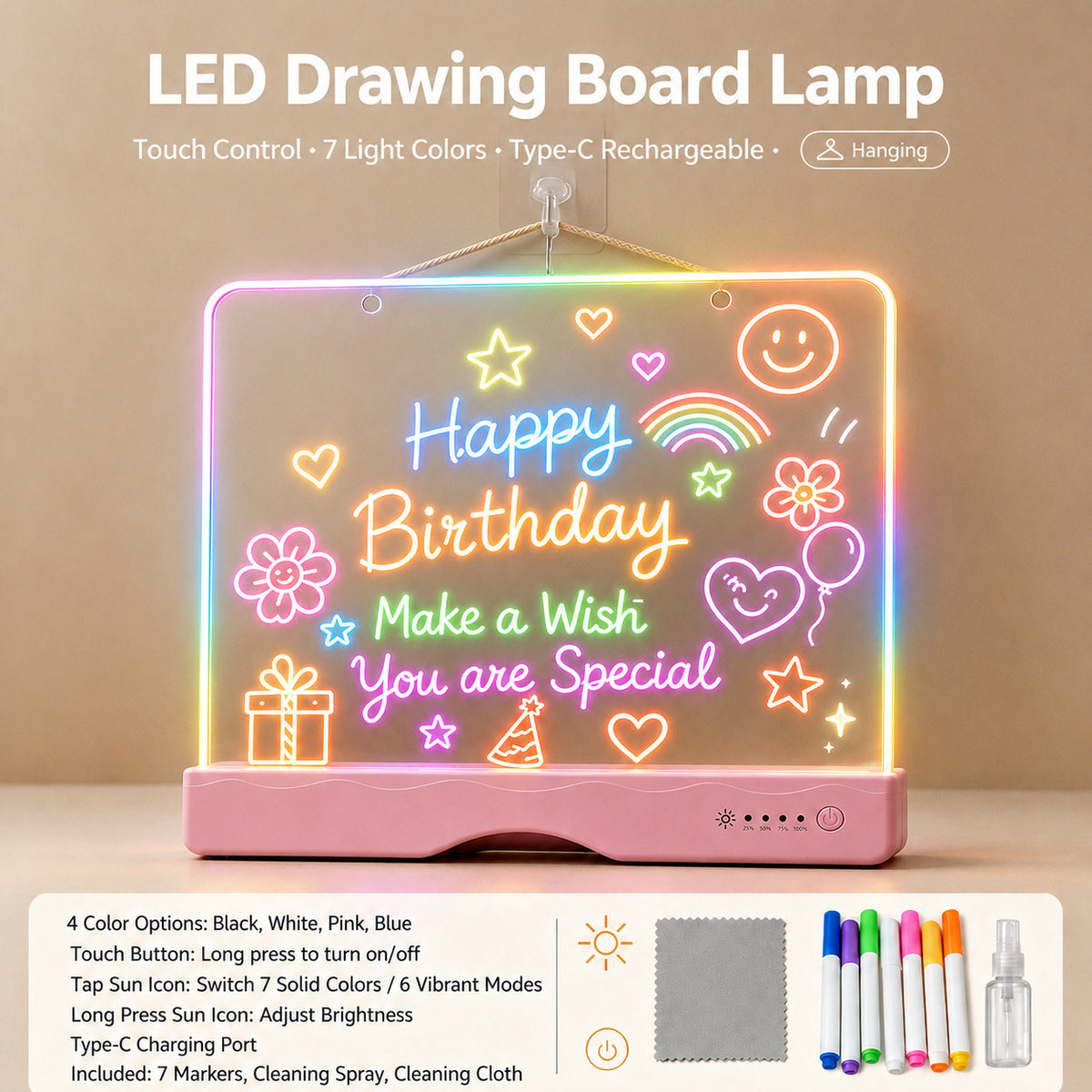 Luminous Acrylic Drawing Board