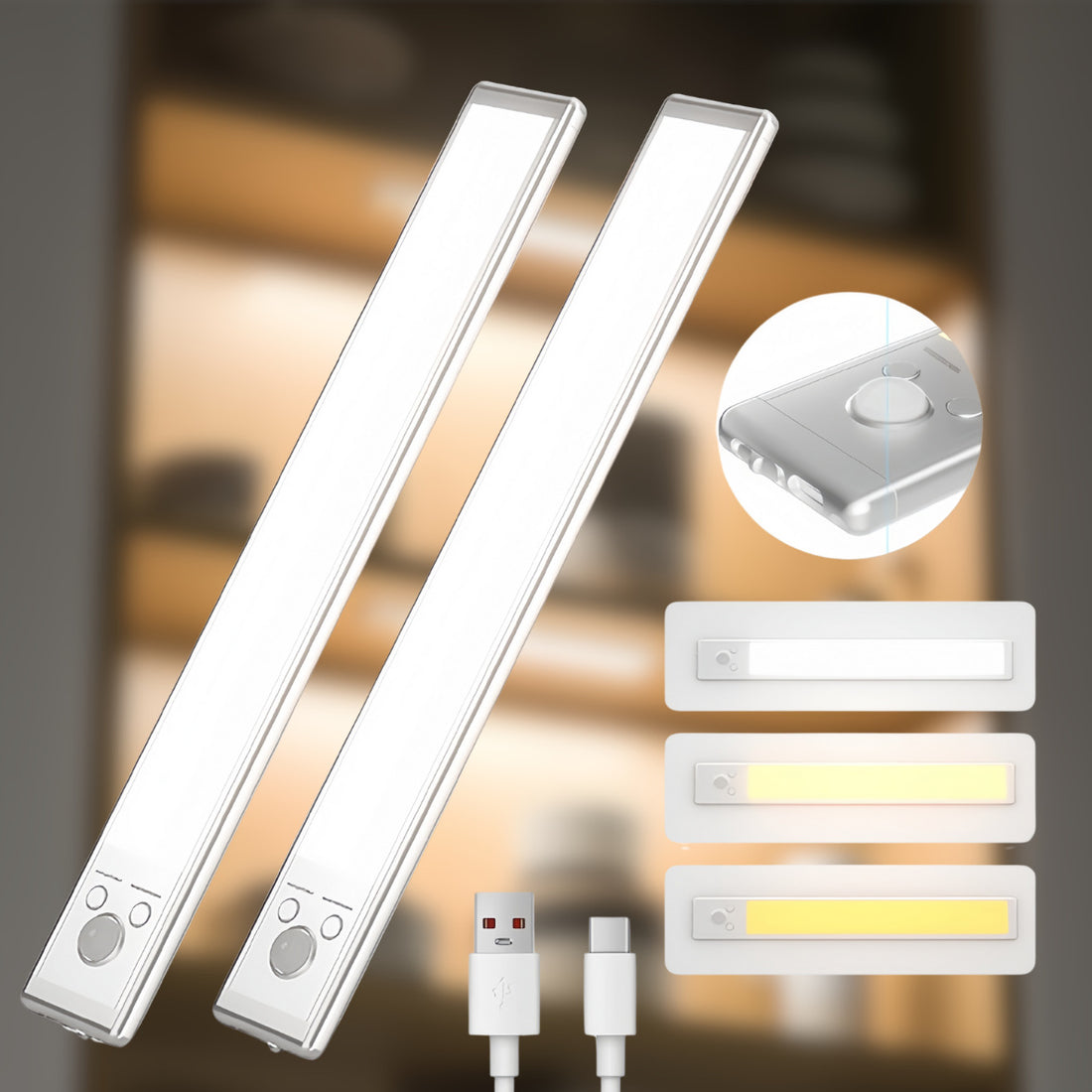 Led Magnetic Sensor Light That Turns
