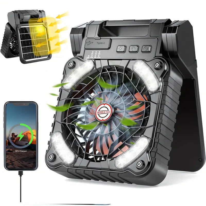 Solar Camping Fan