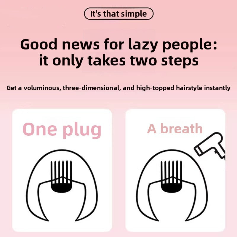 Wind-formed comb-style side parting clips