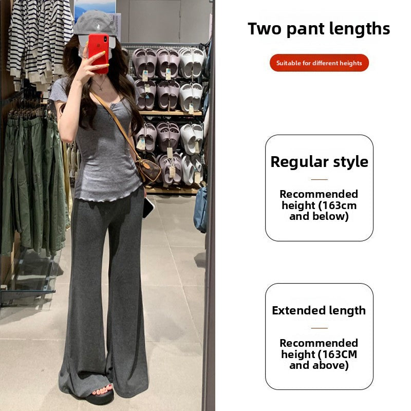 Flared Drape Pants for Women
