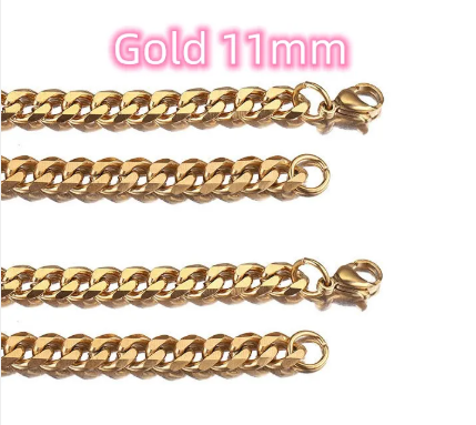 Titanium Steel Cuban Bracelet - Image 10