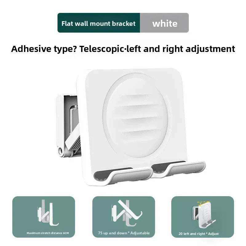Wall-mounted mobile phone rack
