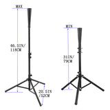Adjustable Baseball Training T-Frame with Steel Construction
