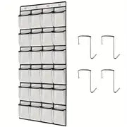 24-Pocket Over-the-Door Shoe Organizer