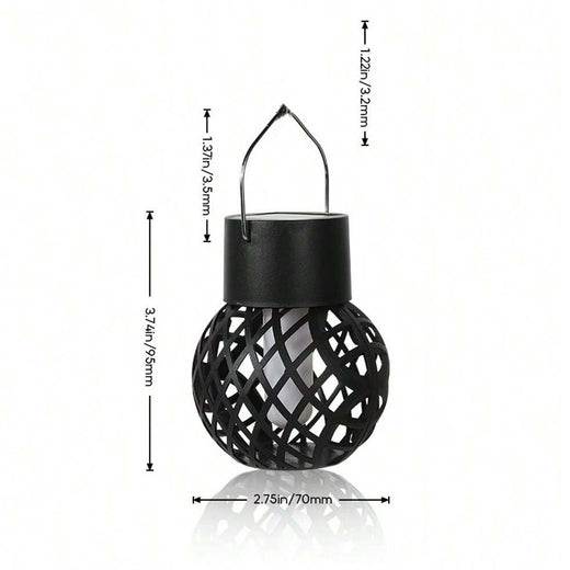 Solar Powered Flame Effect Hanging Light