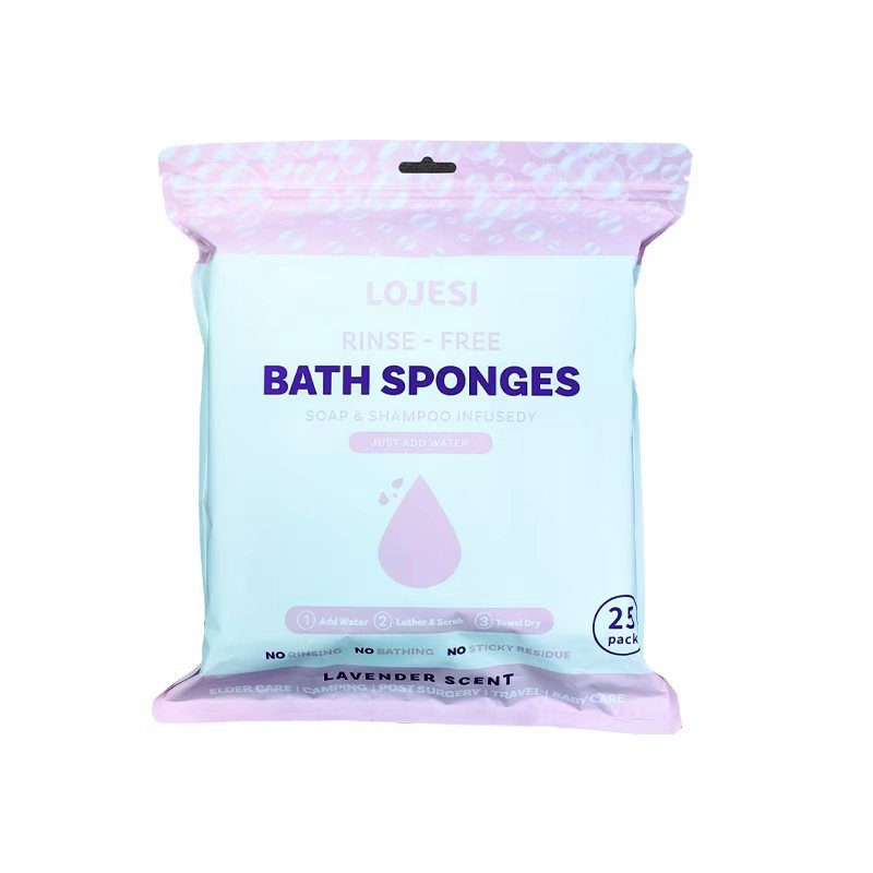 Disposable Rinse-Free Shower Bath Wipes
